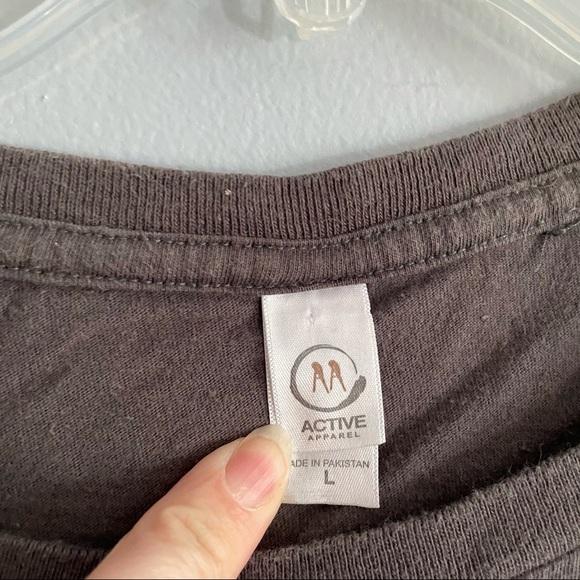 Grey "Drink Me" Short Sleeve Tee L - Picture 3 of 8